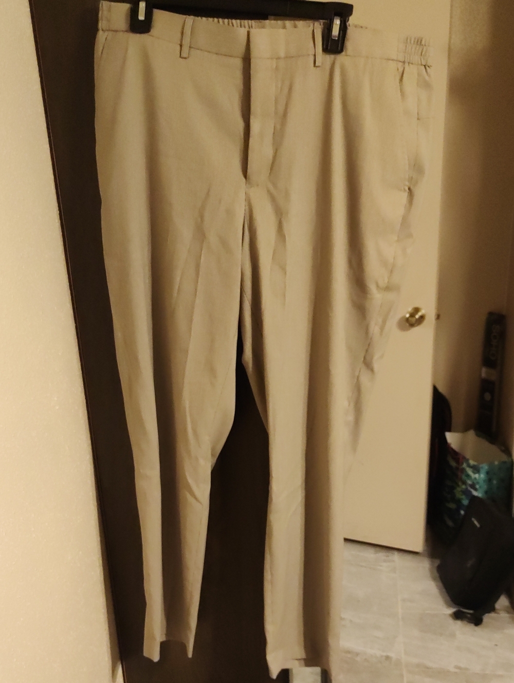 Express Men's Khaki Dress Pants - Light Tan